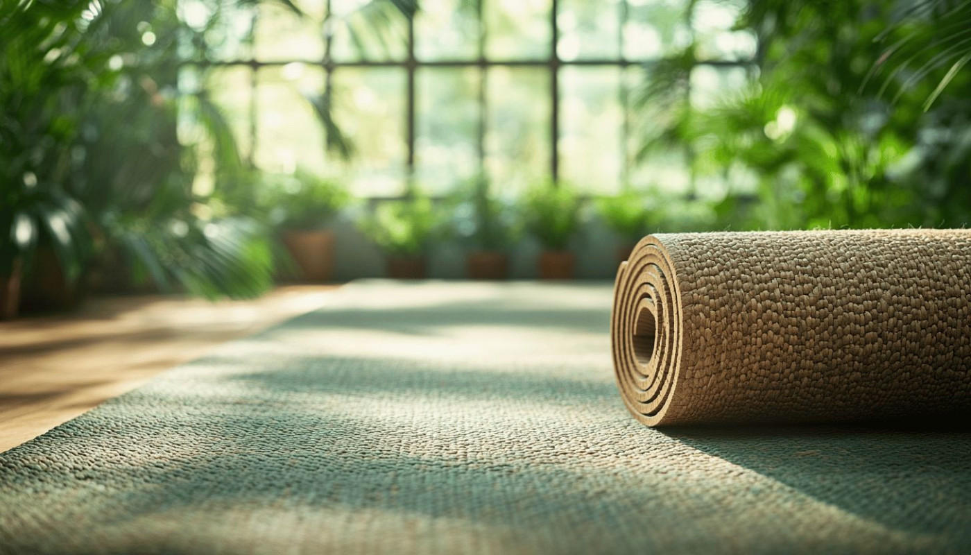Les bienfaits des tapis de yoga fabriqués à partir de matériaux naturels